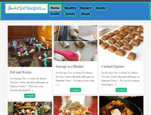 Tablet Screenshot of bucketlistrecipes.com